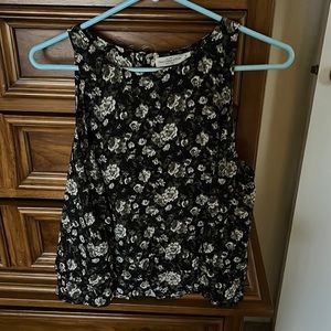 Nice blouse from A&F , black with flower’s